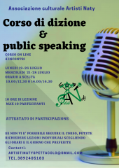 Corso di dizione & public speaking